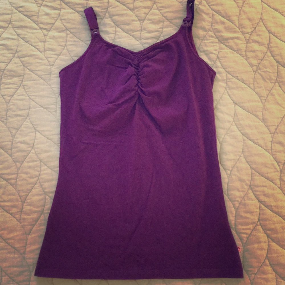 Glamourmom Full Bust Nursing Tank - Size Small